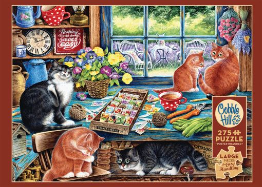 Picture of COBBLE HILL 275PC EASY HANDLING PUZZLE - CATS RETREAT